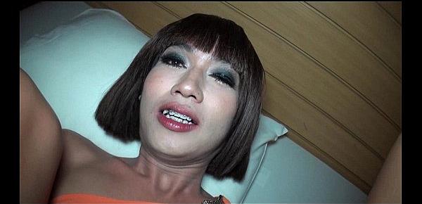  Ladyboy Kon Bareback Piss and Cum